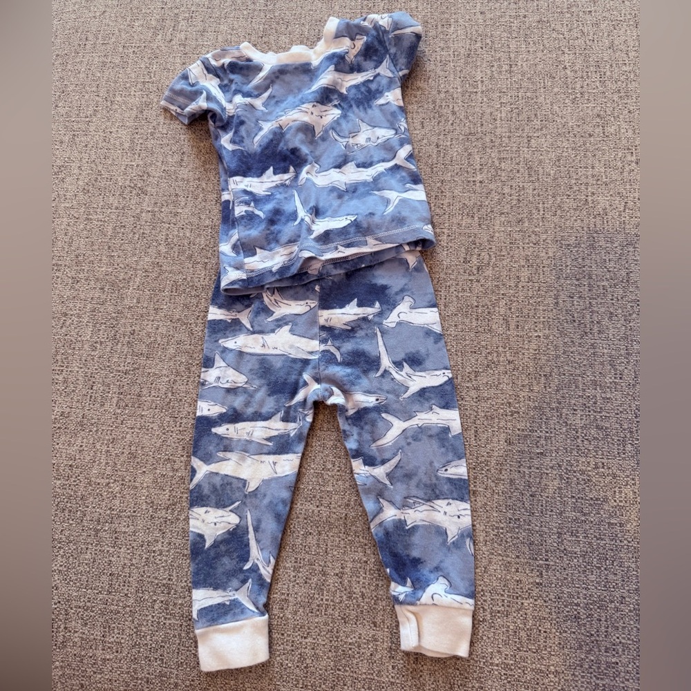 Burt’s Bees Baby Pajamas Shark Print